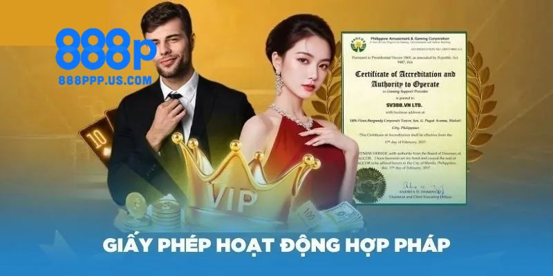 Giấy phép hoạt động 888P